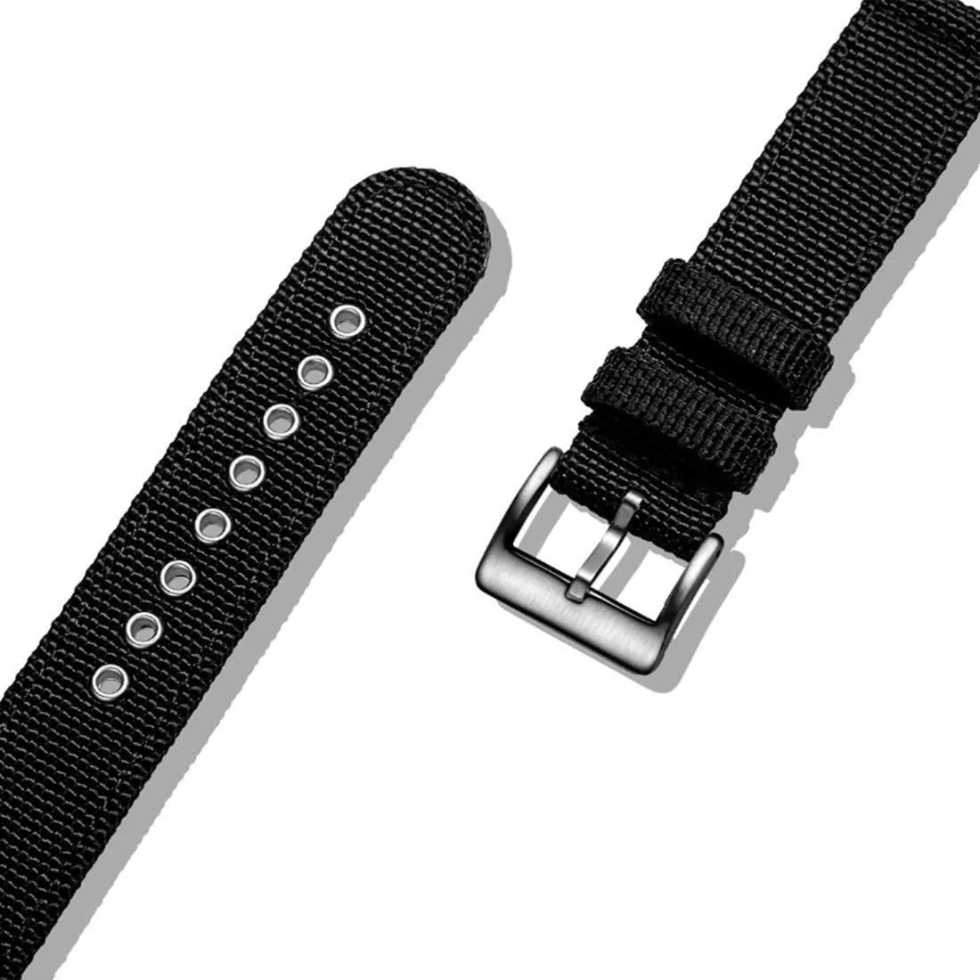 Womens 18mm/20mm/22mm/24mm Canvas Watch Bands with Quick Release Pin convenience pyramid puncture acreage eccentric statue Waterproof Military Watch Strap Universal Strap,Men and 