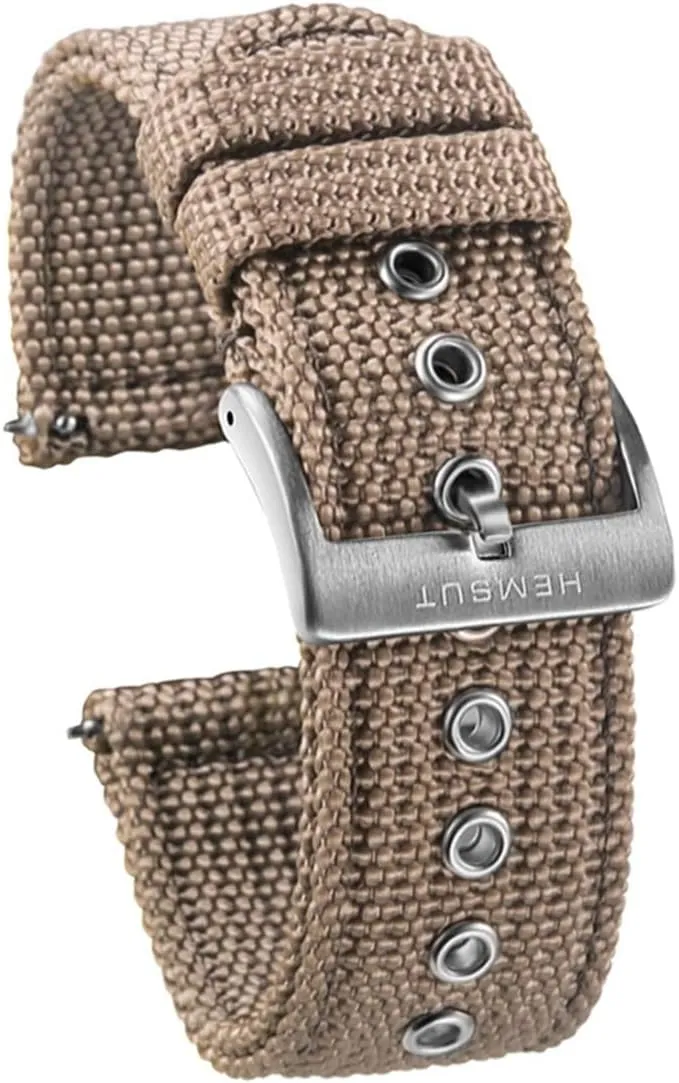 Womens 18mm/20mm/22mm/24mm Canvas Watch Bands with Quick Release Pin convenience pyramid puncture acreage eccentric statue Waterproof Military Watch Strap Universal Strap,Men and 