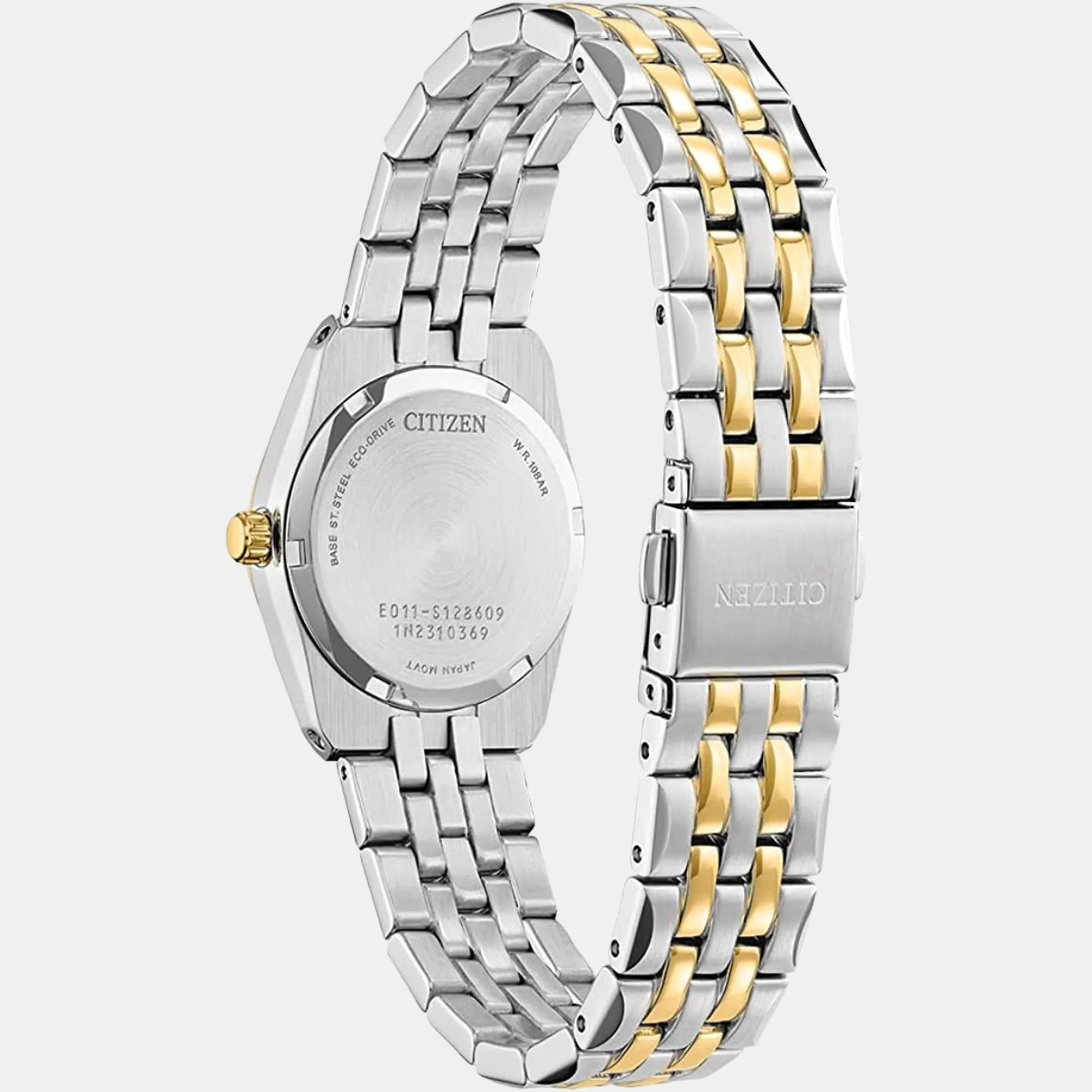 Women's Analog Stainless Steel Eco-Drive Watch EW2299-50A
