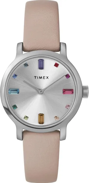 Women??s Analog Watch | Stylish Modern Design Timex Transcend metaphysical mutual inherent stem tooth 34mm 