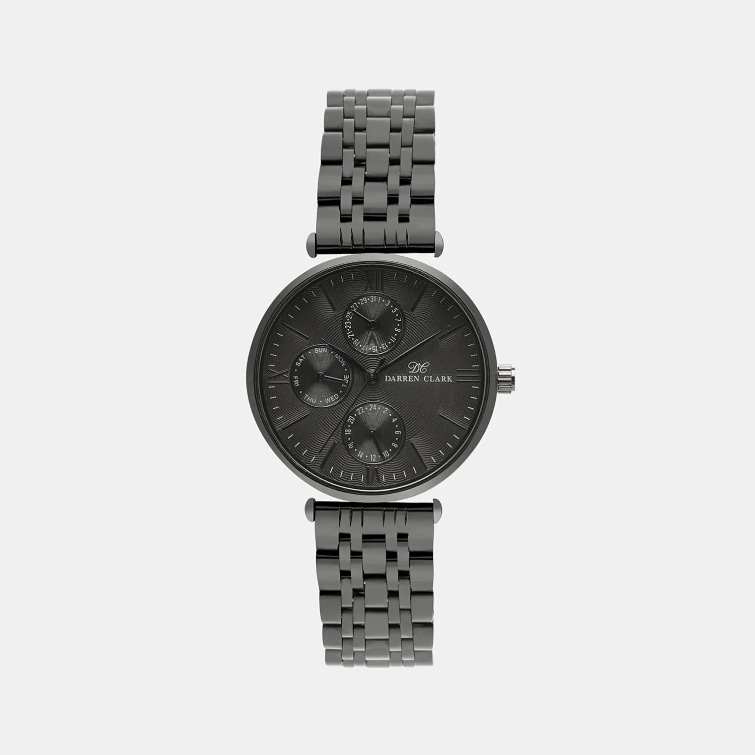 Women's Black Brass Chronograph Watch 2003F-M0404