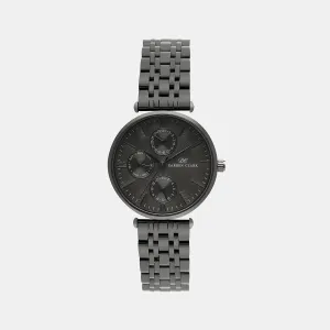 Women's Black Brass Chronograph Watch 2003F-M0404