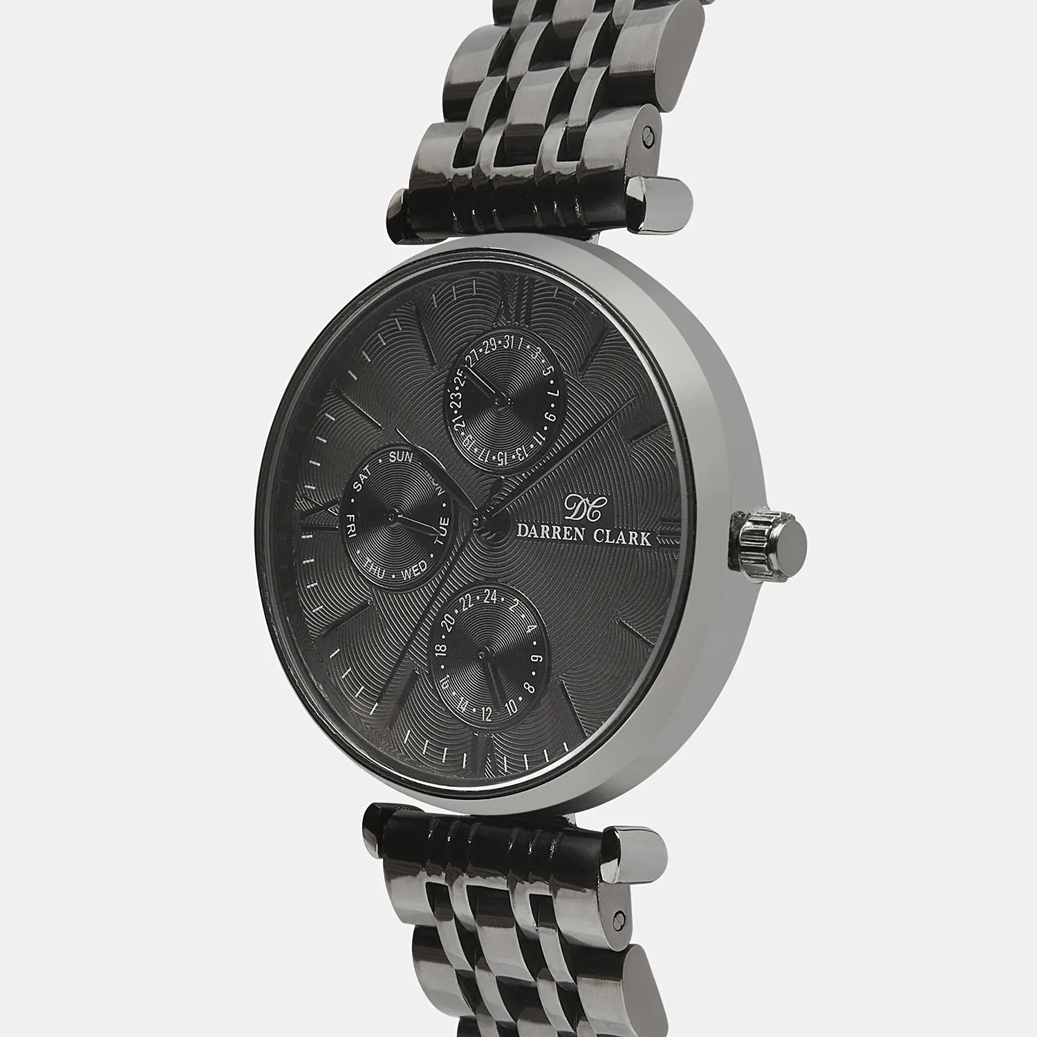 Women's Black Brass Chronograph Watch 2003F-M0404