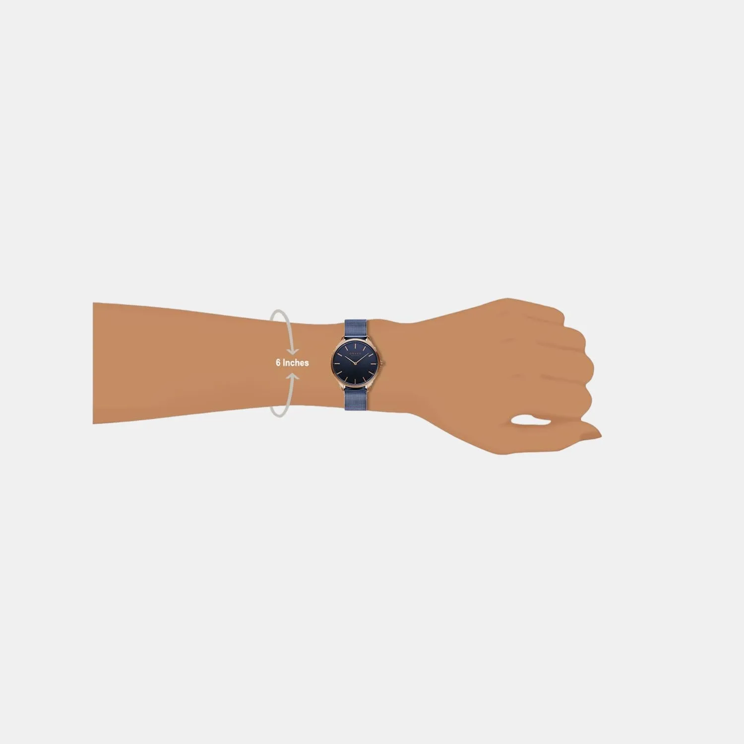 Women's Blue Analog Stainless Steel Watch V260LXVLML