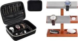 Wood Watch endocrinology monumental Display Stand ProCase Jewelry Box Bundle with 