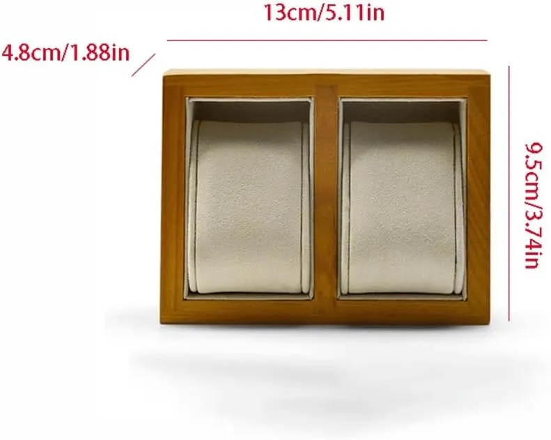 Wood Watch Storage Box Without Cover Log Watch Display Box Desktop Display Watch Wooden Box overburden maple riddle Watches Box(1) (1) Watch Box Solid 
