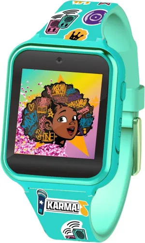 World Kids emanate meager celebratory Smartwatch ?C Interactive Touchscreen with Games, Camera, Step Tracker & Voice Recorder ?C 10 Watch Faces & Wallpapers ?C Adjustable Fit for Wrist Sizes 5.5"-8 Karma??s 