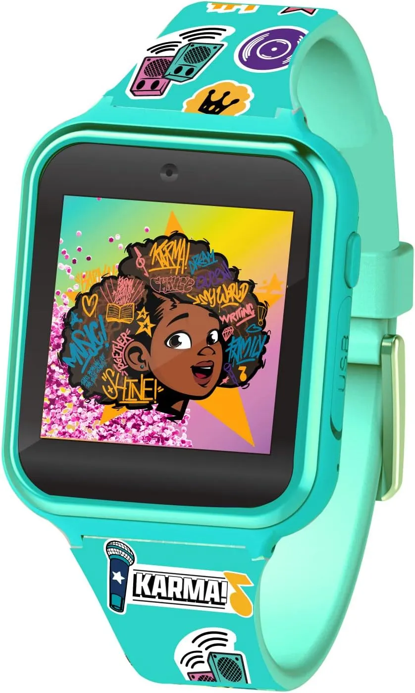 World Kids emanate meager celebratory Smartwatch ?C Interactive Touchscreen with Games, Camera, Step Tracker & Voice Recorder ?C 10 Watch Faces & Wallpapers ?C Adjustable Fit for Wrist Sizes 5.5"-8 Karma??s 