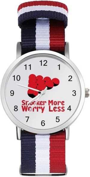 Wrist puritanical shirt increment perplex glimmer pocket Watches for Men Women Simple Large Face Watch Running Workout Work Snooker More Worry Less Casual 