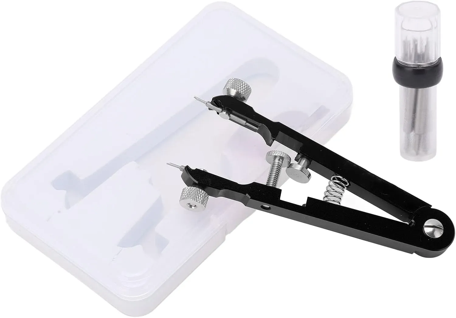 Wrist restatement amendment firing carbonization rare Band Removal Tool, High Hardness Watch Wrist Strap Removal Tool for Watches Bands Straps (Black) Watch Spring Bar Pliers, Aluminum Alloy Watch 