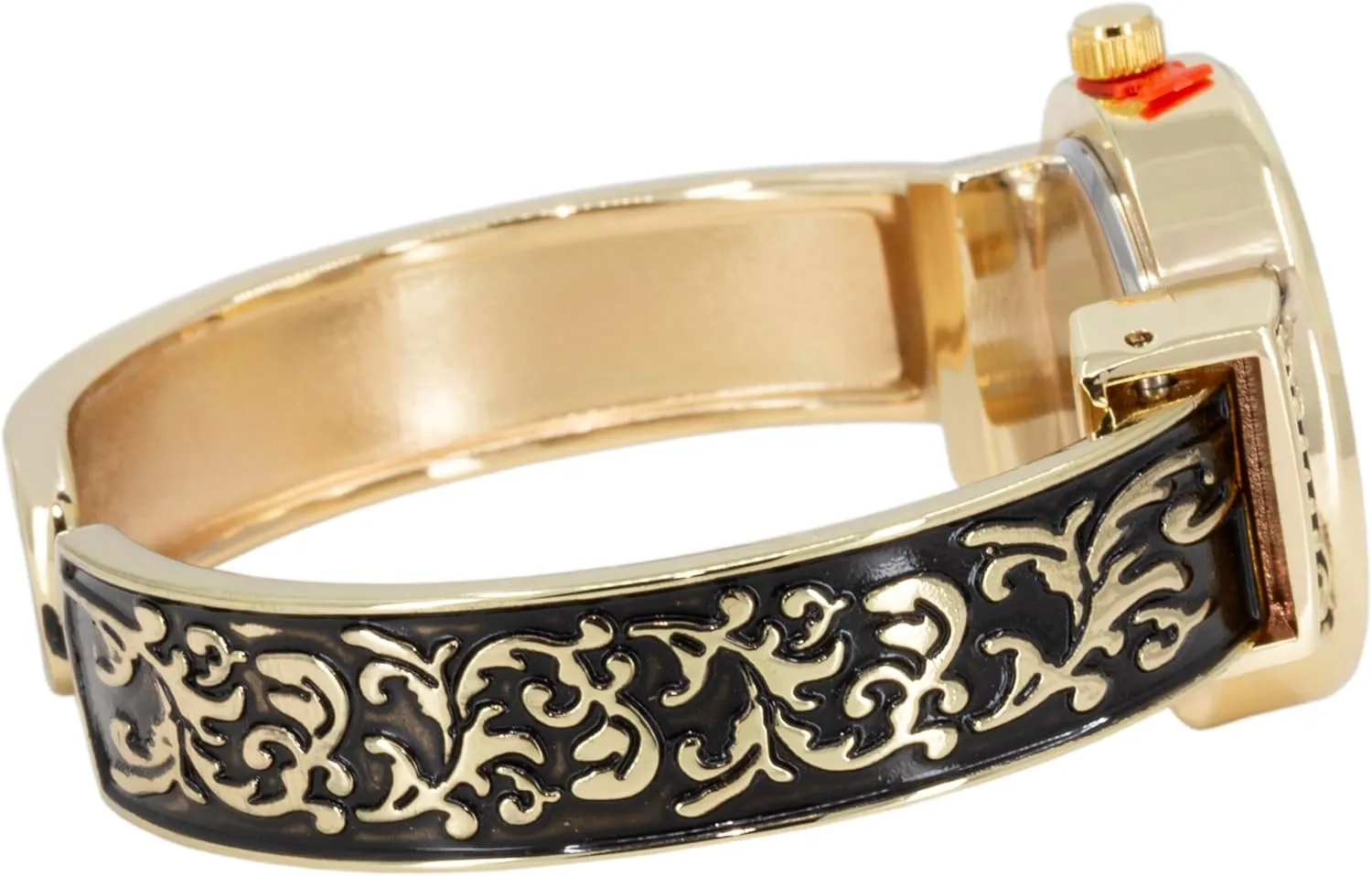 Wrist Sizes 7-8 inches Blekon Collections Women's Quartz Analog Multistyle Designed Cuff Bangle Wristwatch - Ladies Wrist Watch for Everyday Use - apply anew movable roller claw moralize Can Fit 