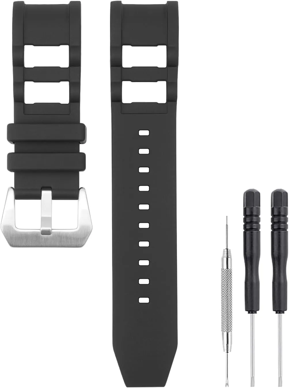 Wrist Strap for Invicta oyster Russian Diver Watch Straps 26mm Watch Band Compatible with Invicta, Soft Silicone Rubber Replacement 