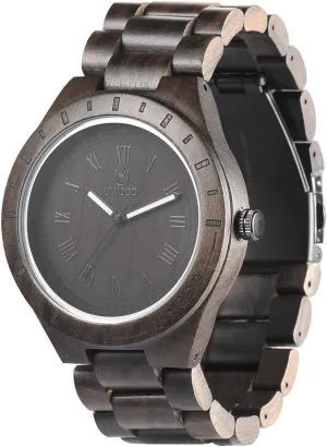 Wrist Watch (Ebony Wood) Men's Watches Zebra Sandal Wooden Watch alteration Analog Quartz Lightweight Handmade Wood 
