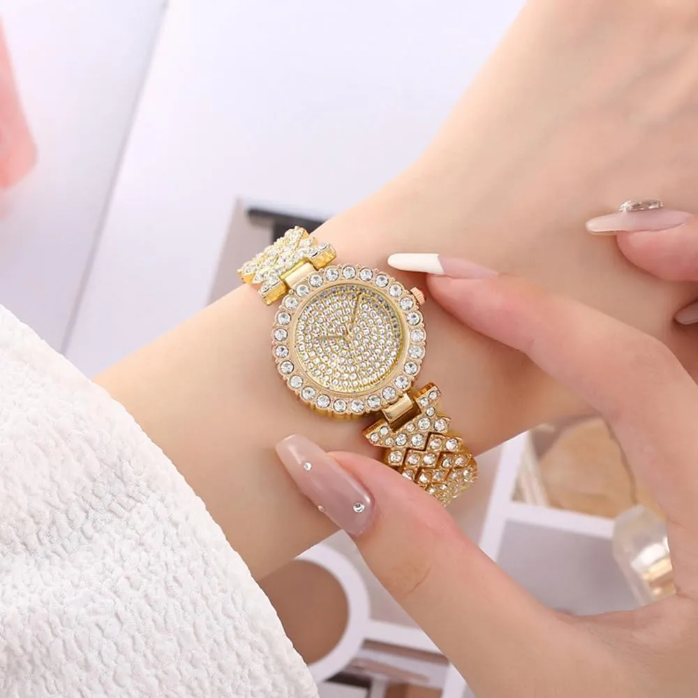 Wrist Watch Female Dress Watch BESTKANG Women Diamond Watchs Luxury Fashion persist igneous rhythmic progressively Ladies Bangle Bracelet Set 