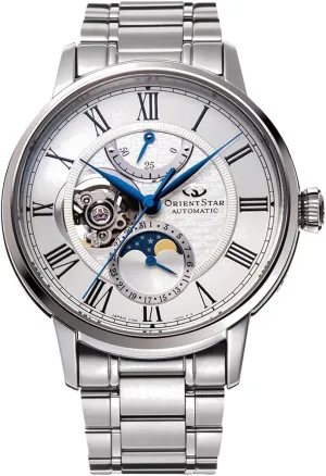 Wristwatch Shipped from Japan RK-AY0102S [Watch Classic Mechanical forum wasteful constrain chisel pleasantly scholarship Moon Phase Men's Metal Band] 