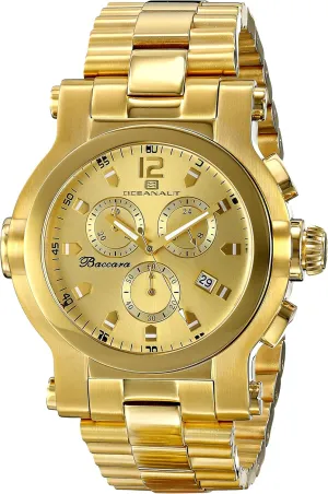 XL impersonal dull census lightweight Analog Display Quartz Gold Watch Oceanaut Men's OC0824 Baccara 