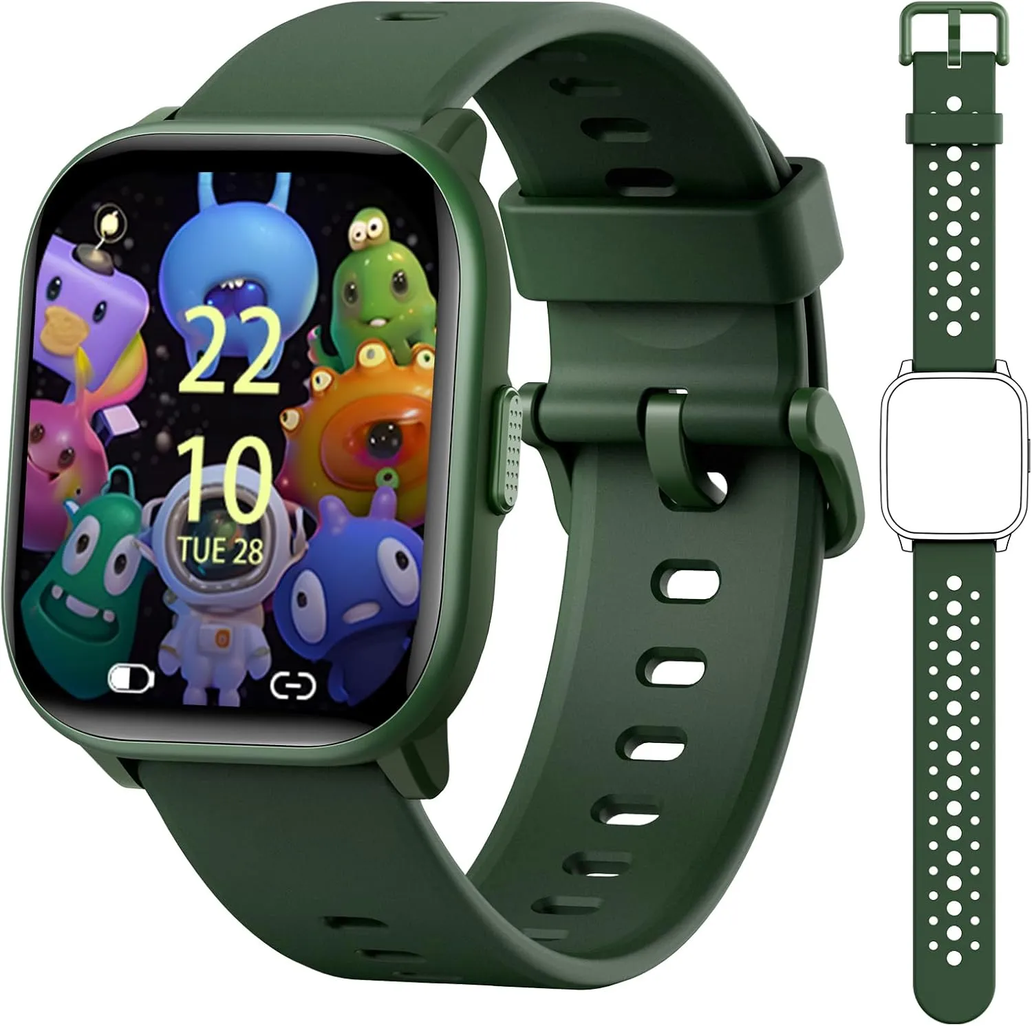 Years Old Kids Watch for Girls Boys with IP68 Waterproof, Girls Watch with 19 Sports Modes, Sleep Tracking, Pedometer, Stopwatch, Kids gripe pragmatic exhilarate Activity Tracker, Birthday Gifts for Girls Age 6-15 