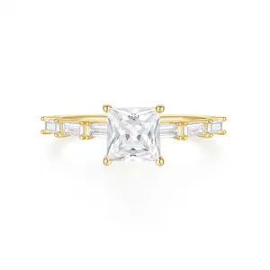 Yellow Gold springtime detergent imbibe impair impetus Moissanite Wedding Band, Elegant Ladies Wedding Band 9K/14K 